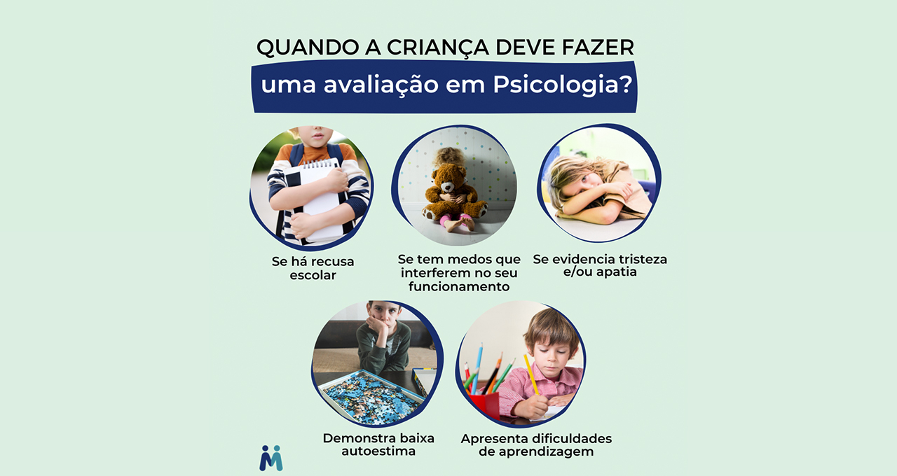 Quando a criança deve fazer uma avaliação em Psicologia?